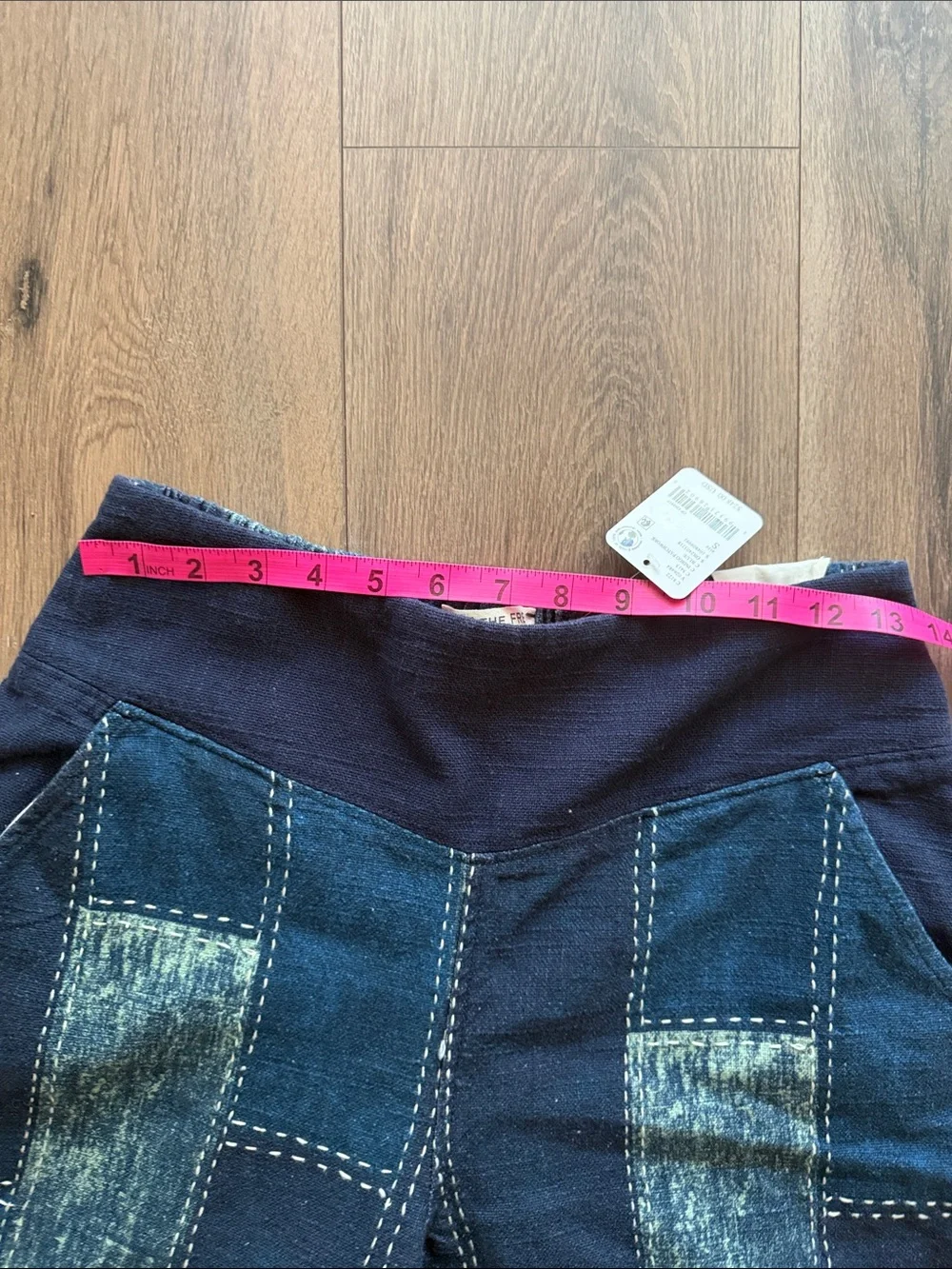 Free People Patches Wide Leg Flare Jeans